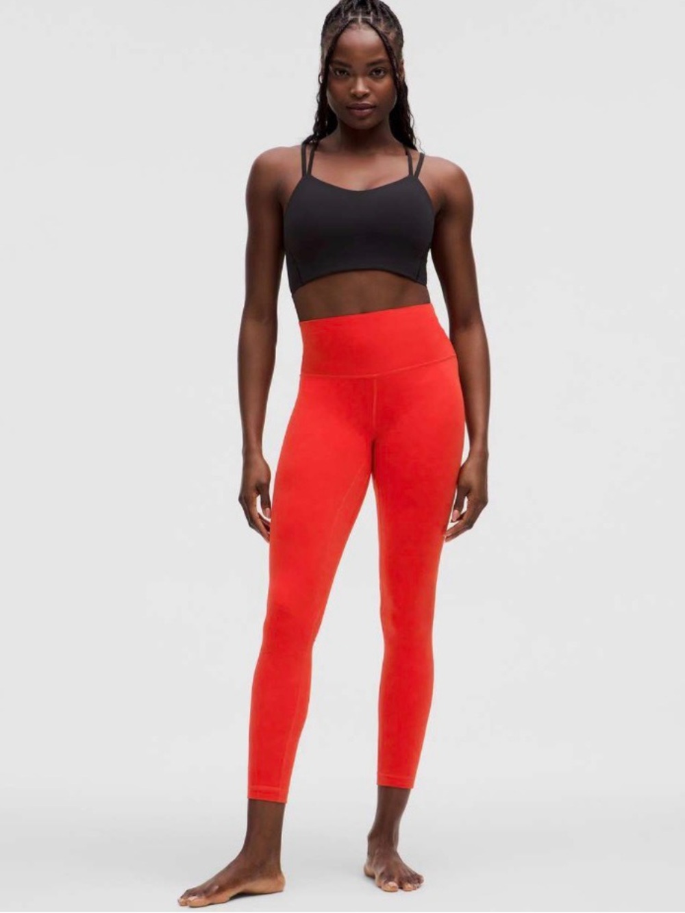 Lululemon Align High-Rise Pant 28" in color Hot Heat